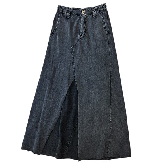 Free People One Kona Mid Rise High Slit Maxi Skirt - Picture 7 of 9